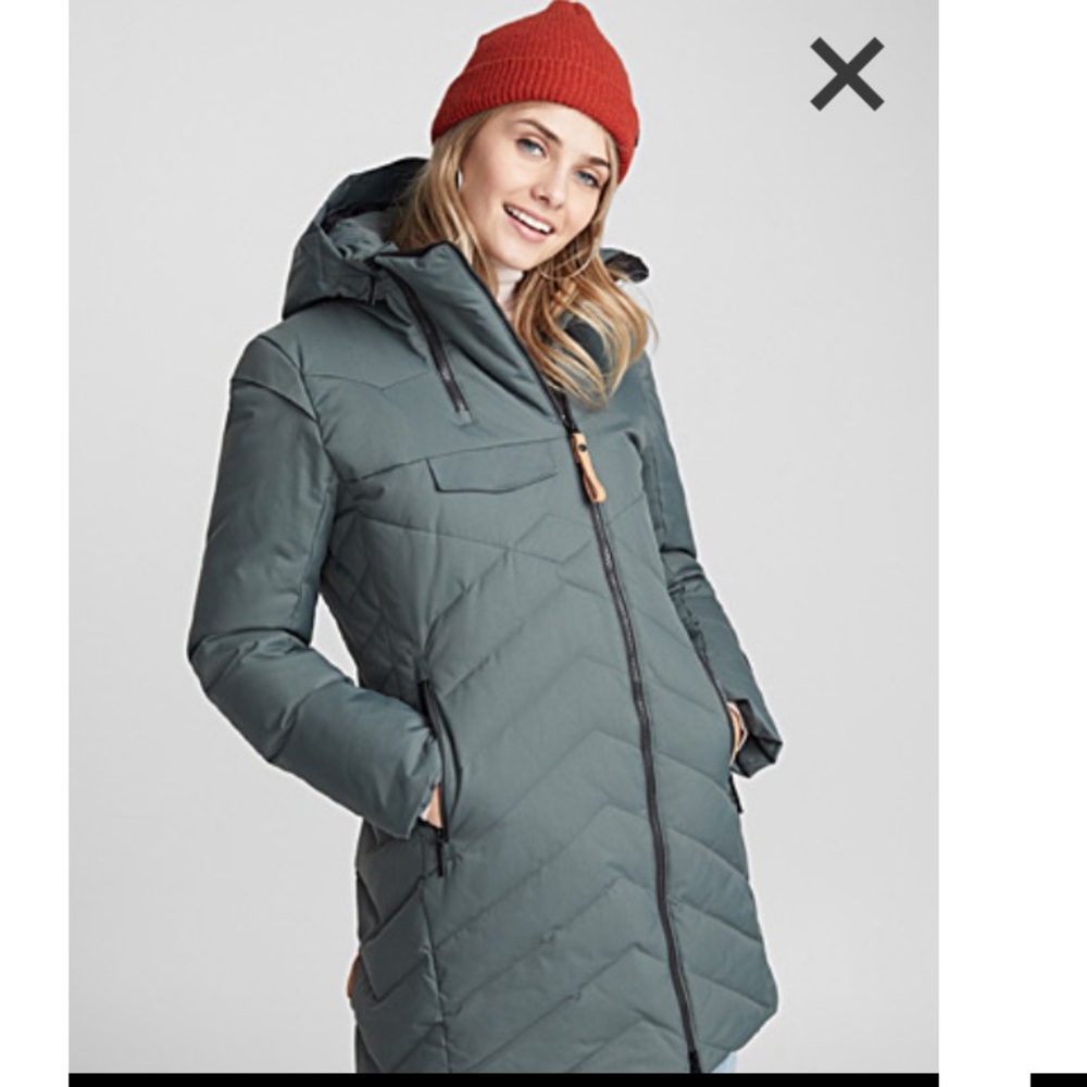 Women's Quilted Puffer Jacket - Teal